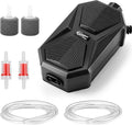hygger Aquarium Air Pump, Ultra Quiet Oxygen Aerator with Air Stone Airline Tubing Check Valve, Aquarium Fish Tank Air Bubbler for 3 to 79 Gallon Tank and Bucket