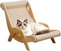 Extra Large Cat Scratching Lounge - Multi-Layer Solid Wood & Sisal, XXL Cat Scratcher and Bed for Large Cats, Furniture Protector with 110lb Capacity