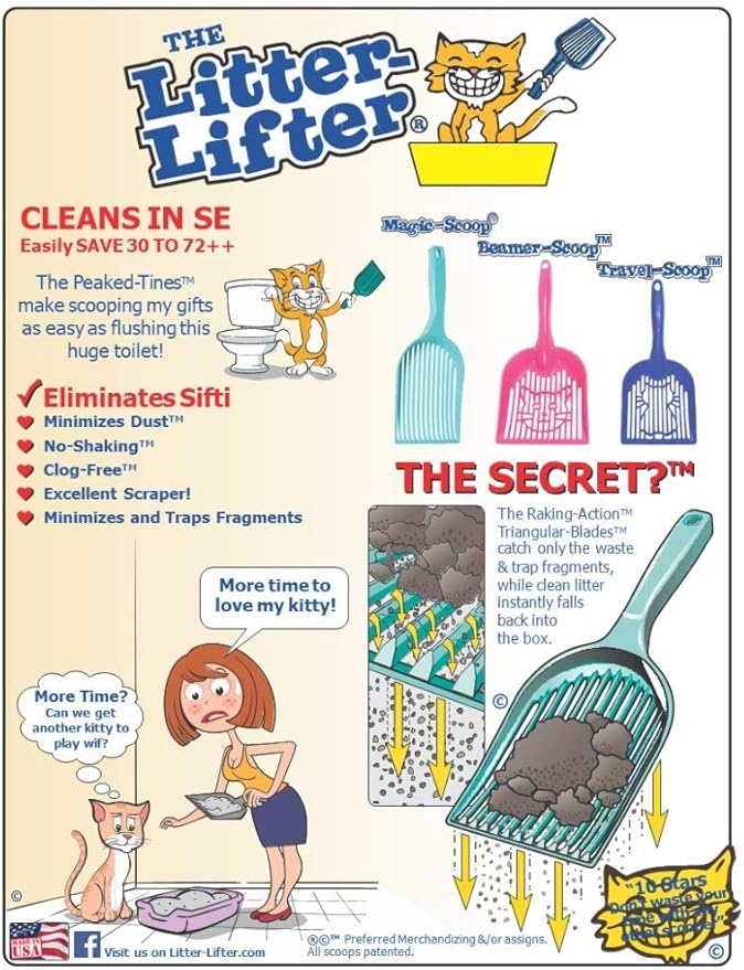 Litter Lifter Magic-Scoop Handy-Holder Combo Pack - Image 2