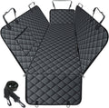 NECKORY Waterproof Dog Car Seat Cover for Back Seat, Pet Hammock- S, Black