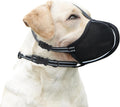 Dog Muzzle, Breathable Mesh Muzzle for Small Medium Large Sized Dogs, Adjustable Soft Muzzles to Prevent Chewing, Biting & Scavenging, Training and Walking Allows Panting Drinking (L)