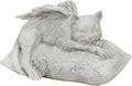 Holiberty Cat Angel Figurine Memorial Pet Stone Statue by Holiberty