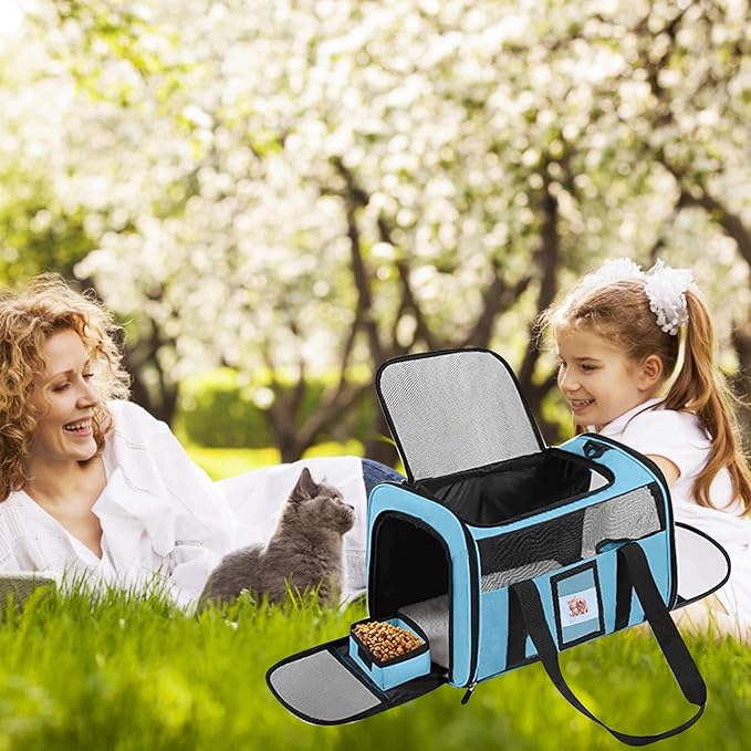 Extra Large Pet Carrier 20 lbs+, Soft Sided Cat Carriers - Image 7