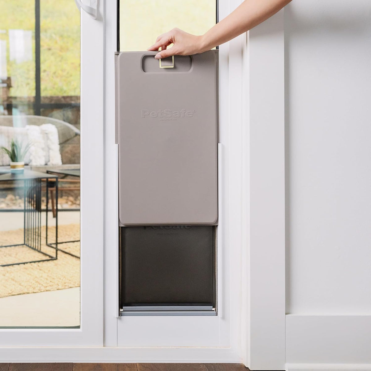 PetSafe Closing Panel Pet Door Cover, Durable Plastic, Medium 8 in x 14 in