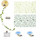 Jumping Spider Enclosure Accessories Set, 6 Pack with Carved Habitat Hideout, 2 Climbing Web, 2 Mushroom Decor, 1 Feeder