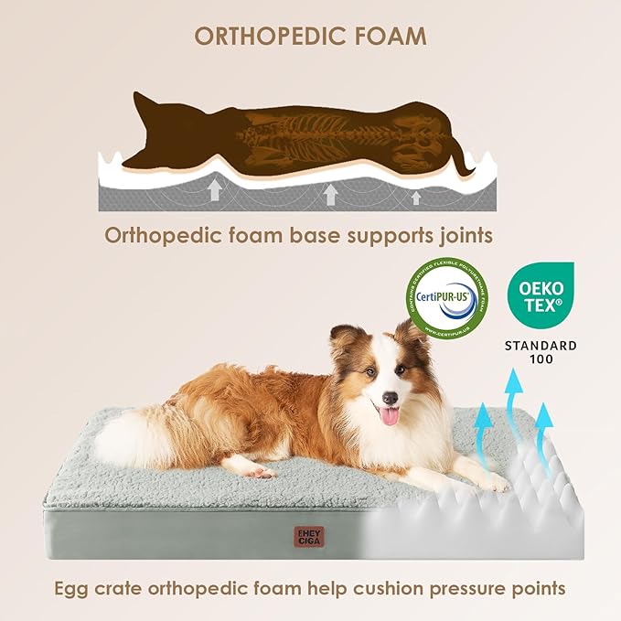 EHEYCIGA Orthopedic Dog Beds for Large Dogs - Image 3