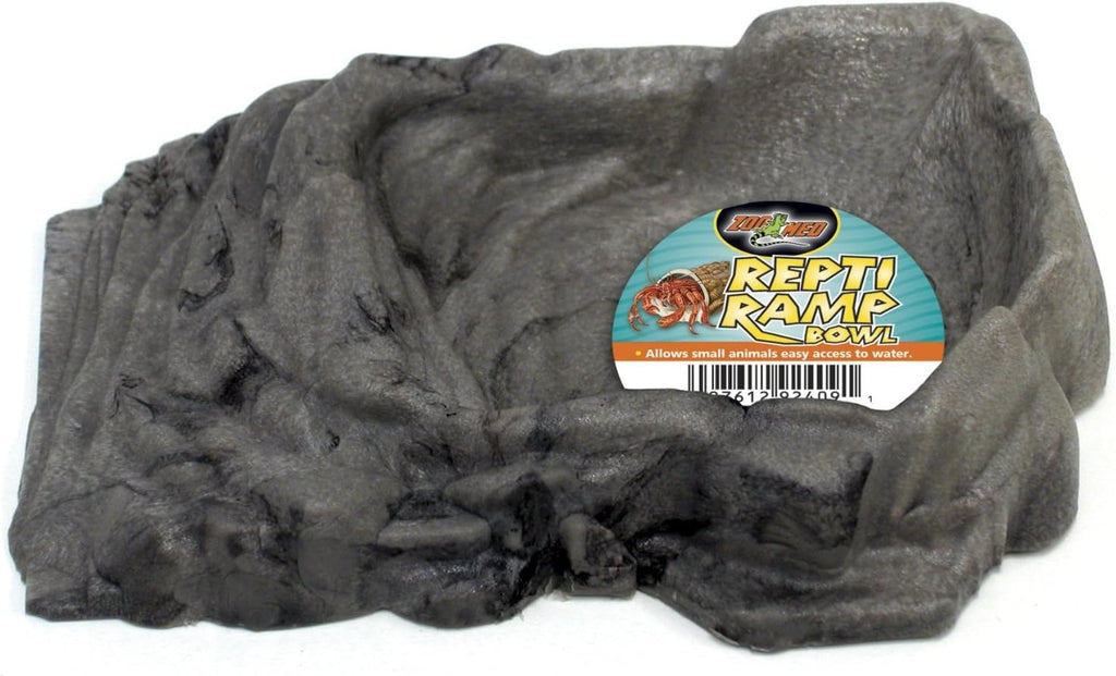 Zoo Med Reptile Ramp Bowl, X-Large, Assorted Colors