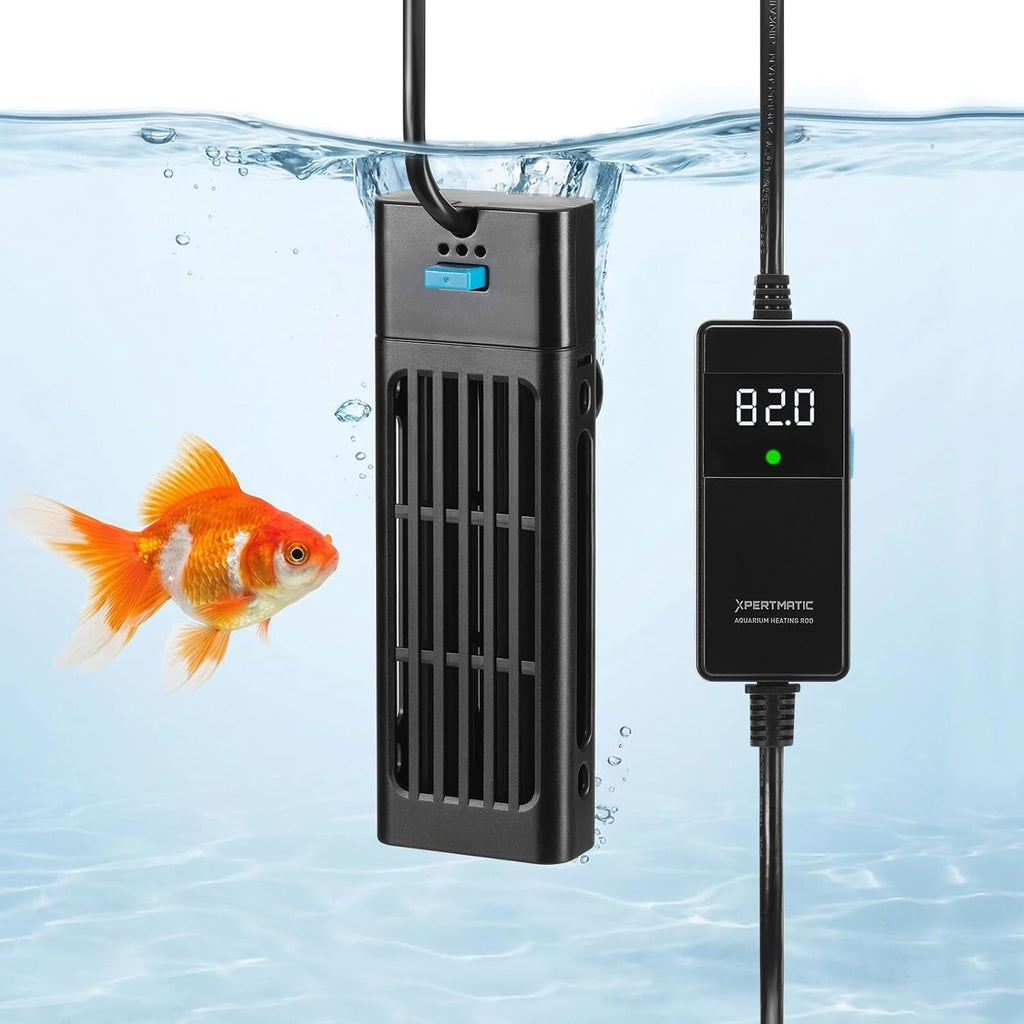 XPERTMATIC Aquarium Heater 200W Submersible Fish Tank Heater for 15–26 Gal
