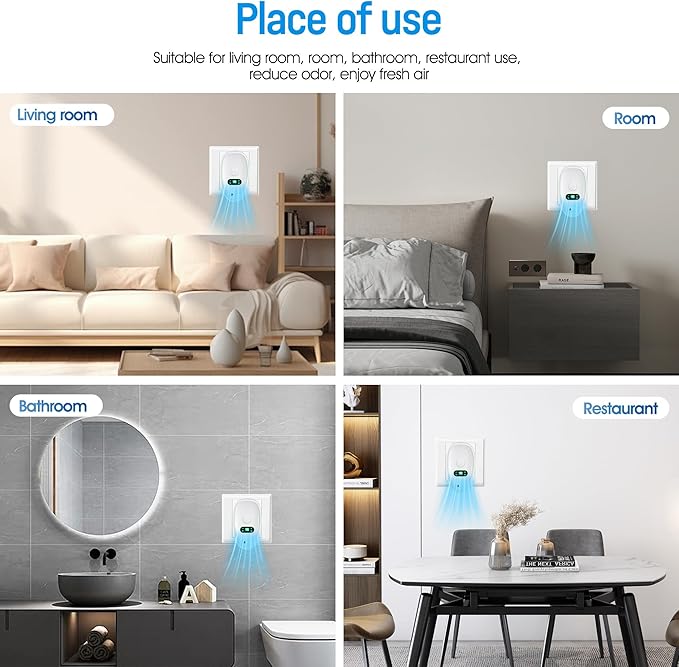Plug In Air Purifier 4 Pack，Negative Air Ionizer - Image 6