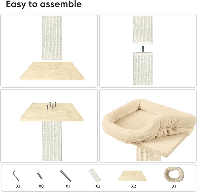 AGYM Cat Scratching Post, 32”Cat Scratcher - Image 7