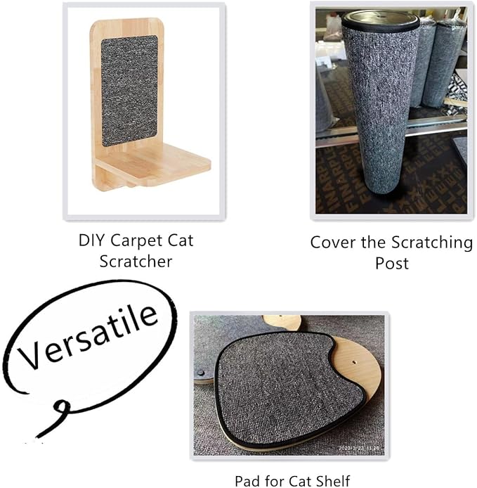 SHENGOCASE 78.7"x15.8" Trimmable Self-Adhesive Carpet Mat Pad Replacement - Image 4