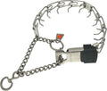 Herm Sprenger Prong Collar with Quick Release ClicLock Buckle for Small Medium Dogs Stainless Steel No Pull Collar | Pinch Collar for Dog Training Made in Germany (16in x 2.25mm)