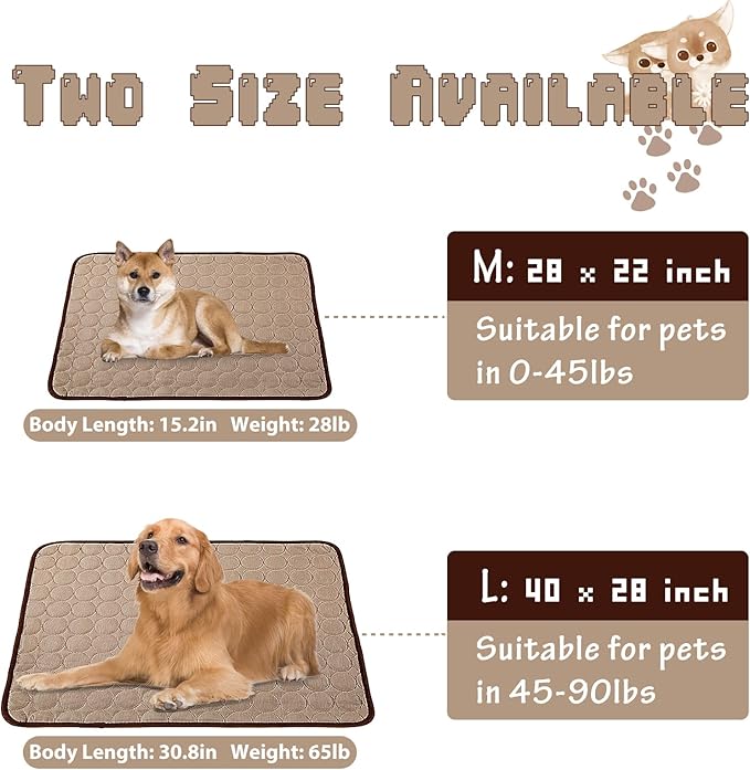 Washable Dog Cooling Mat Ice Silk Cooling Mat - Image 6