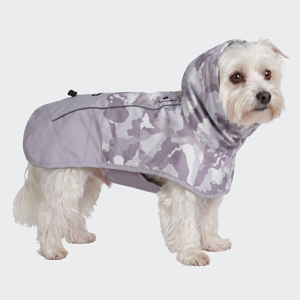 Spark Paws Dog Raincoat - Waterproof Rain Jacket w/Hood, Full Coverage
