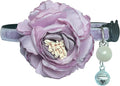 Fupo Purple Cat Collar with Flower Bowtie by Fupo