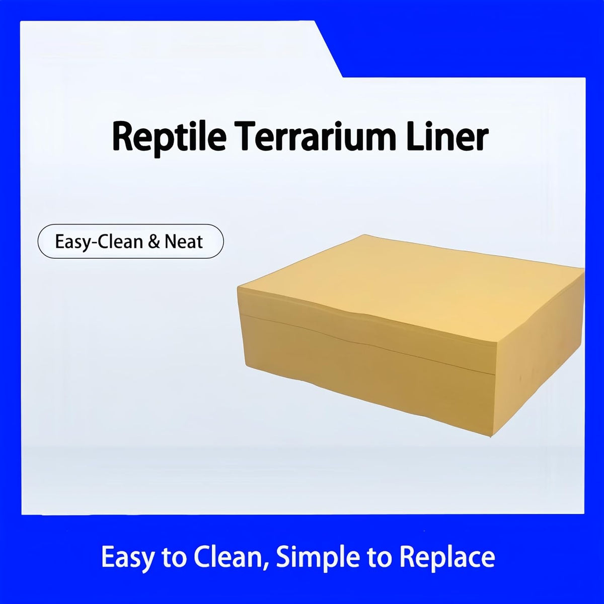 Reptile Carpet & Kraft Paper Liner - Leopard Gecko Tank & Accessories,Reptile Tank, Turtle Grass, Cricket Mat, Snake & Tortoise Bedding, Dust Free for Snakes, Easy Clean Gecko Mat