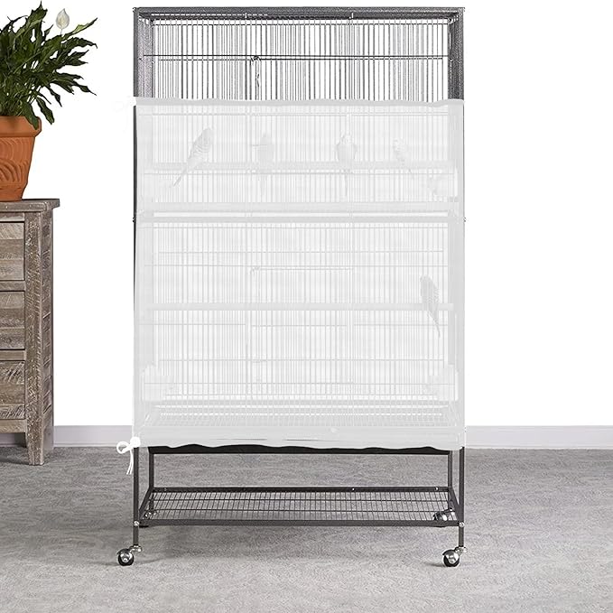 Large Bird Cage Seed Catcher, 31 x 118 inches Adjustable Large Bird Cage Cover - Image 7