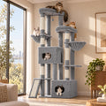 MUTTROS Heavy Duty Cat Tree, 8 Level Corner Tower for Large Adult Cats