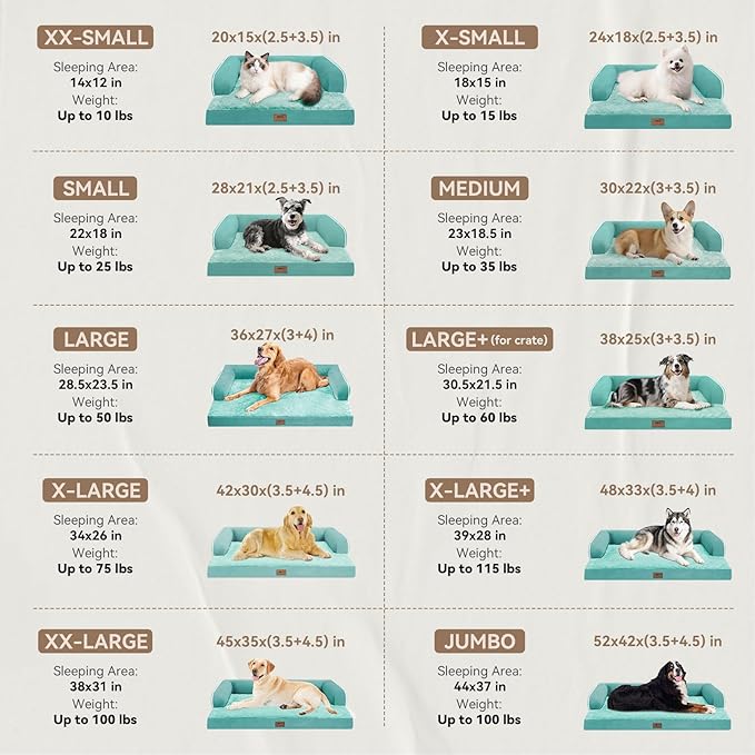 Orthopedic Large Dog Bed Washable, Orthopedic Dogs Bed - Image 2