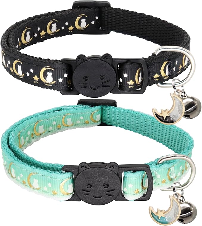 2 Pack Breakaway Cat Collar by Giecooh