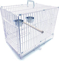 Collapsable Bird, Rabbit and Cat Carrier Travel Vet Carrier Cage by Mcage