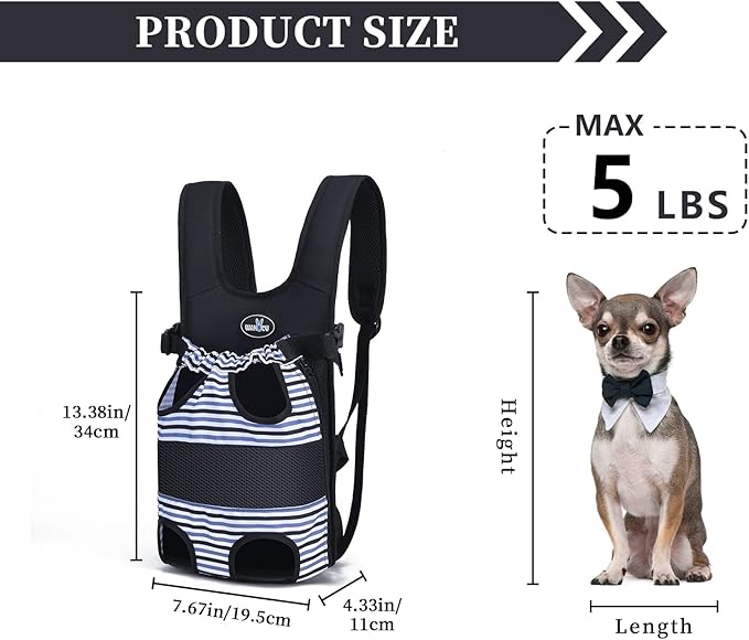 Pet Carrier Backpack, Pet Front Dog Carrier Backpacks, Adjustable Pet Front Cat - Image 7