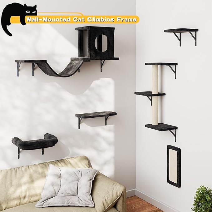 NUNU LAB Cat Wall Shelves, Indoor Cat Furniture - Image 3