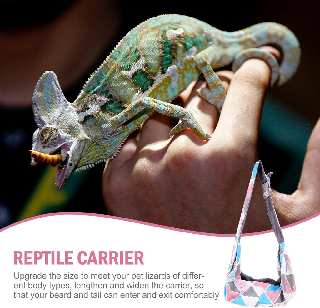 balacoo Bearded Dragon Carrier with Adjustable Strap for Outdoor Travel