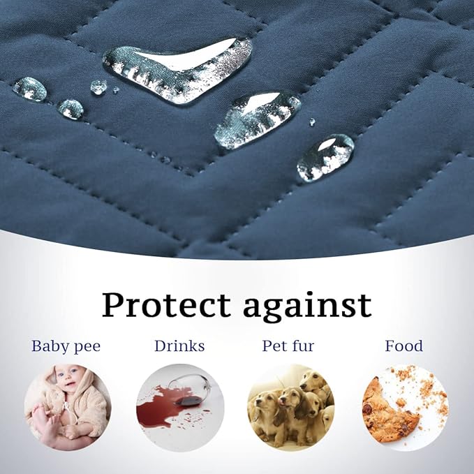 H.VERSAILTEX Reversible Sofa Slipcover Furniture Protector Water Resistant 2 - Image 3