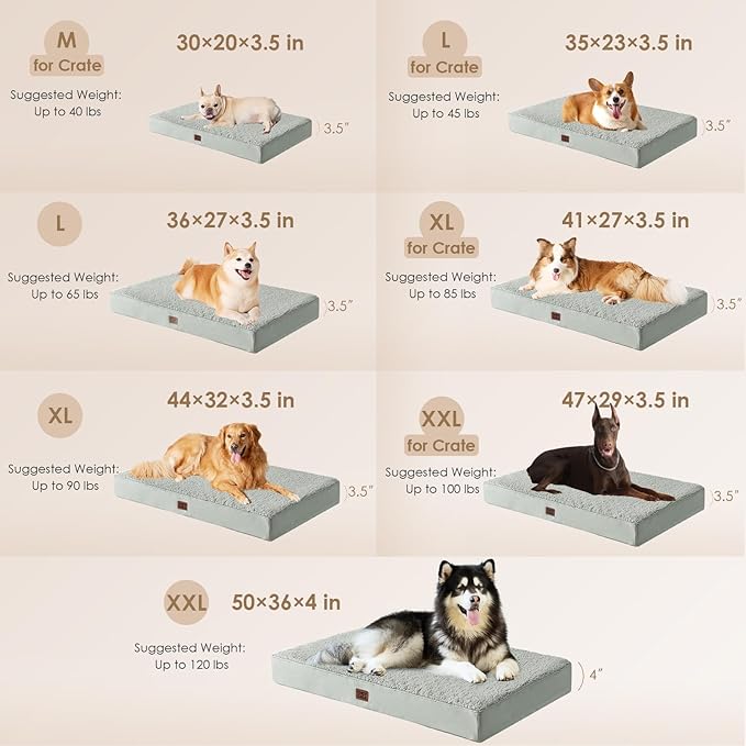 EHEYCIGA Orthopedic XL Dog Beds - Image 3
