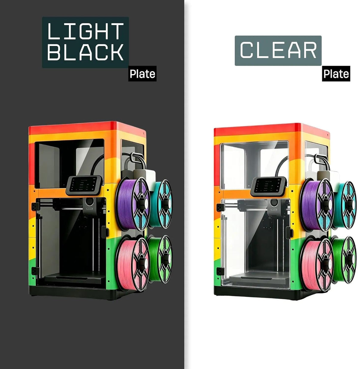 Enclosure Kit Compatible with Flashforge AD5X, Light Black