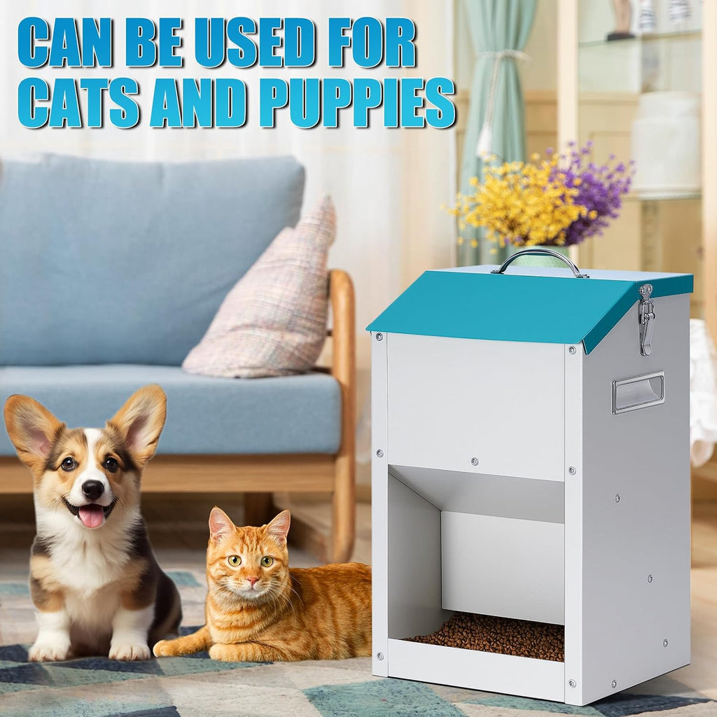 Automatic Cat Feeder Outdoor 59cups/14L Automatic Dog Feeder