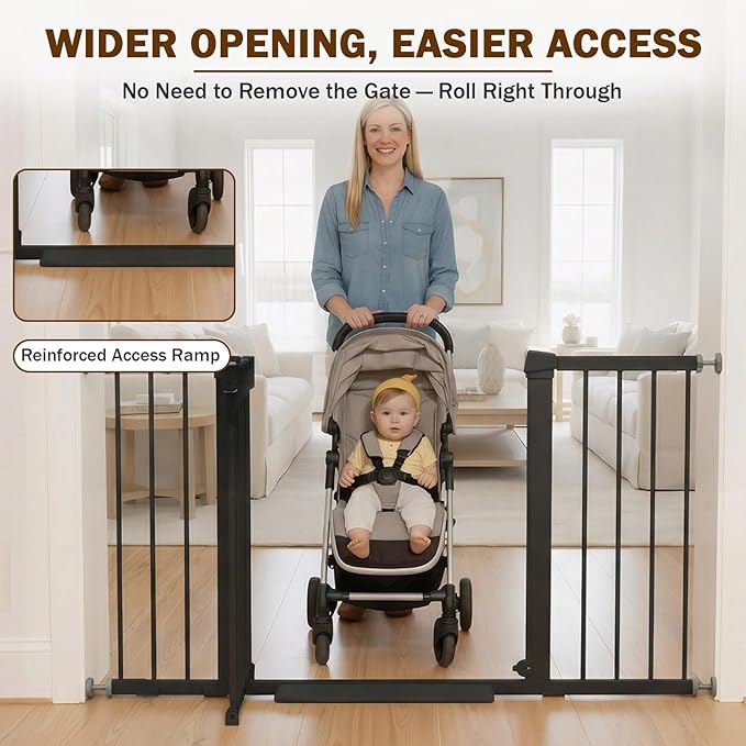 Mumeasy 29.7–51 Inch Extra Wide Baby Gate - Image 4