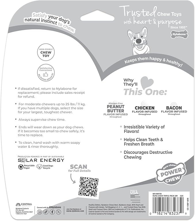 Nylabone Original Bone Power Chew Toy Value Pack - Image 12