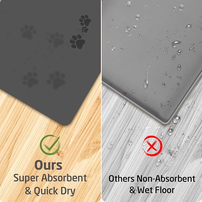Pet Feeding Mats-Absorbent Dog Mat - Image 3