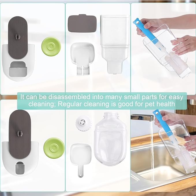 Hanging Automatic Food Water Dispenser, Gravity Rabbit Feeder, Water Dispenser - Image 5