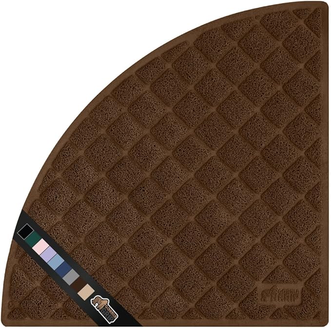 GORILLA GRIP Cat Litter Box Mat, Water Resistant, US Designed Kitty Litter by GorillaGrip