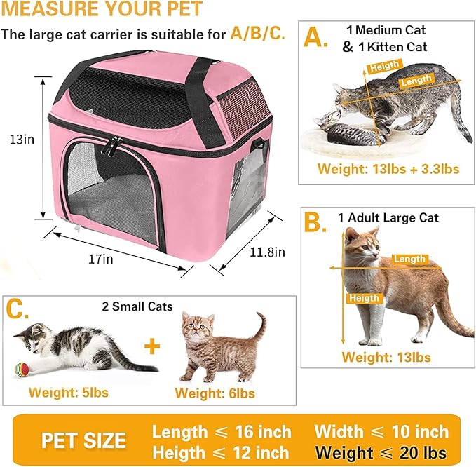 Cat Carrier Backpack Pet Carrier - Image 2