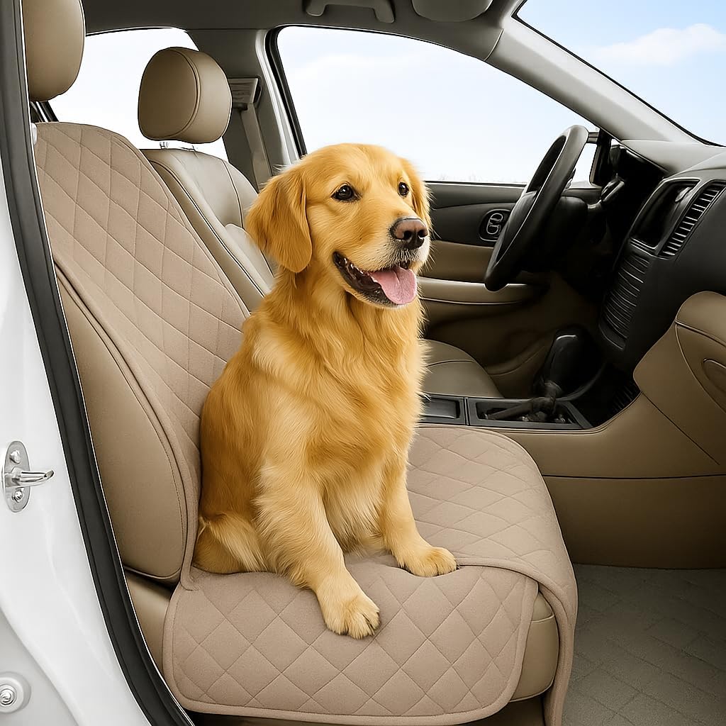 Formosa Covers Deluxe Full-Size Truck Crew Cab Dog Seat Cover – Water-Resistant, Anchor-Secured Back Seat & Floor Protector – Fits F-150, Ram 1500, Silverado, Tundra CrewMax – XL 62″ × 94″, Black