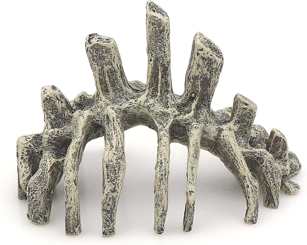 AQUA KT Reptile Dinosaur Skull Rock Skeleton Hideout for Gecko Lizard Hide
