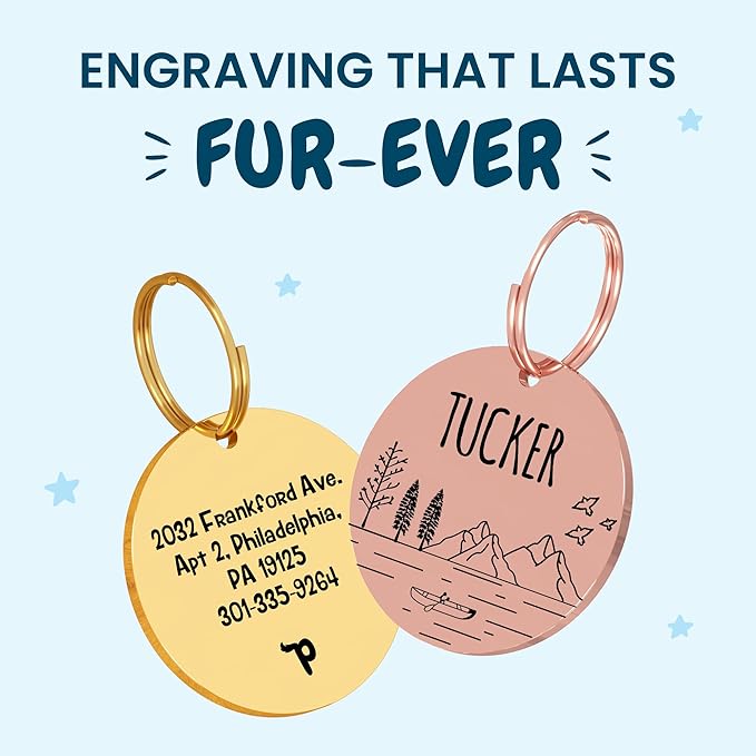 PawFurEver Personalized Dog Tags Engraved - Image 2