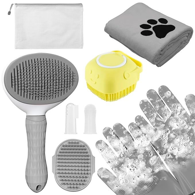 Dog Grooming Kit for Shedding – 8-Piece Pet Grooming Supplies - Image 2