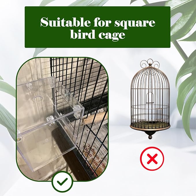 kathson Bird Bath for Cage - Image 6