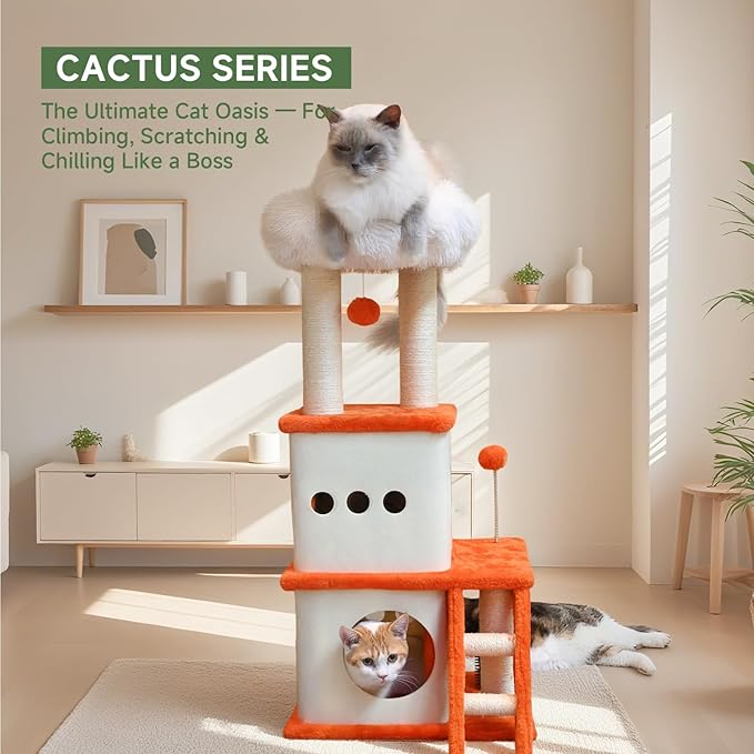 37.4-inch Cat Tree, Cat Tree Tower - Image 5