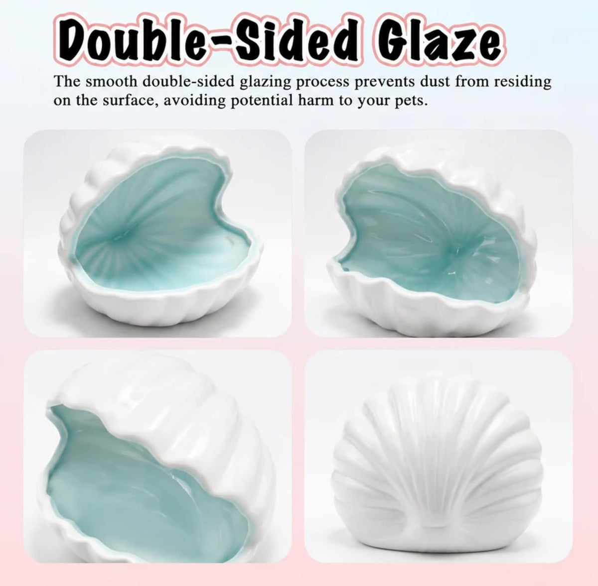 Axolotl Hide Shell Shape Ceramic Axolotl Hiding Spots Caves