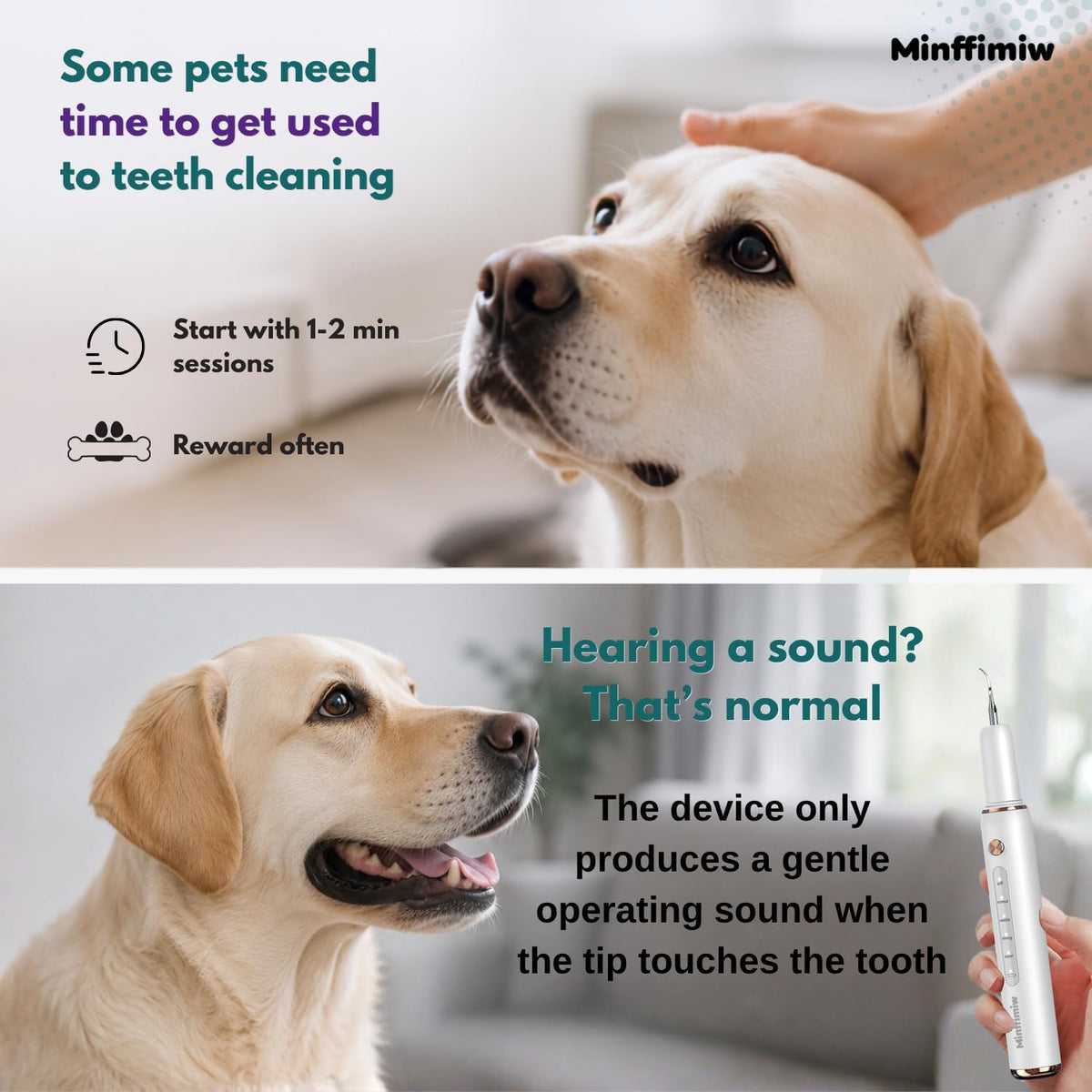 Dog Plaque Tartar Remover for Teeth - Dog Teeth Cleaning Kit, Electric Remover with LED Light, 5 Adjustable Modes, Safe Pet Tooth Cleaner, Dental Care Tool for Dogs