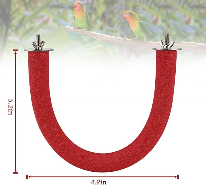 Rypet U Shape Parrot Perch Stand Toy - Image 2