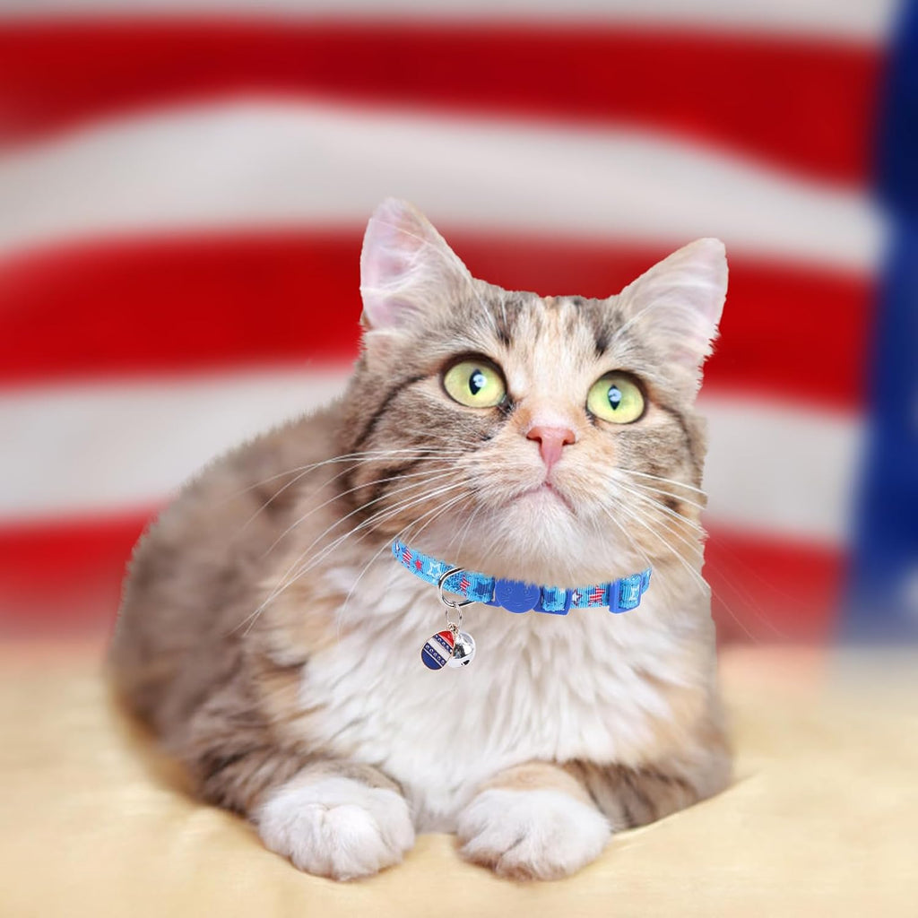 PUPTECK Cat Collar Breakaway with Bells, Kitten Outfit