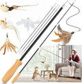 ROSAUI Cat Teaser Wand Toys, Interactive Bird Toys by ROSAUI