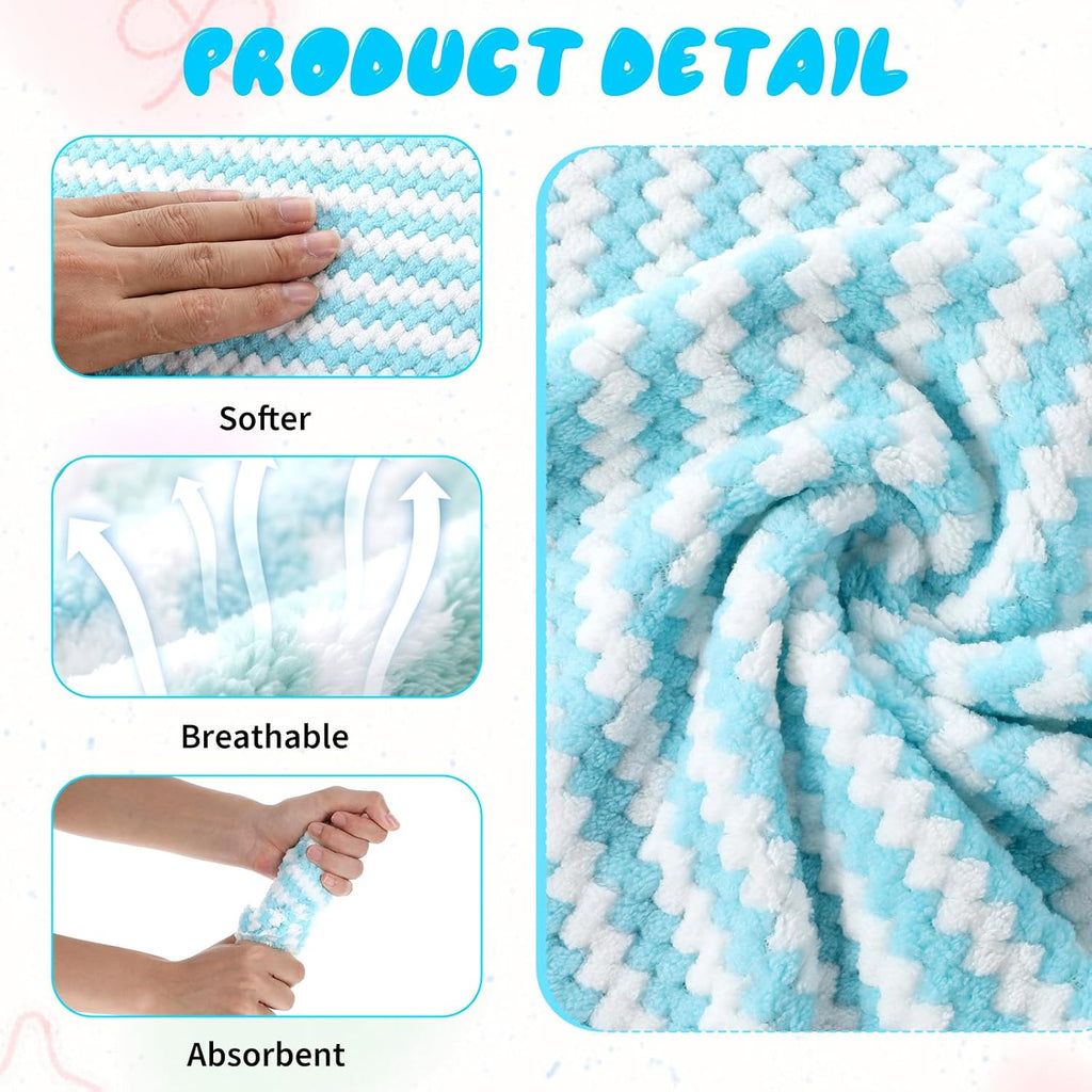 40 Pack Guinea Pig Blankets 12x12 Inch Coral Fleece Soft Washable Pads